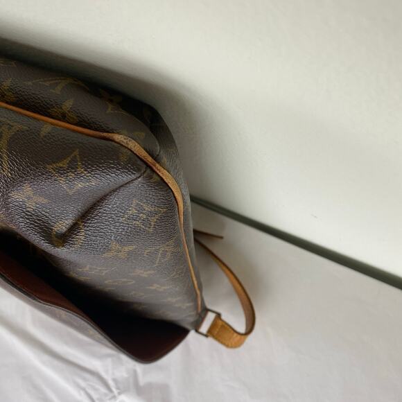 Vintage Louis Vuitton Musette Brown Logo Messenger Crossbody Bag Designer Luxury - Picture 13 of 14
